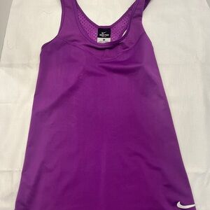 Nike Dri-FIT Purple Athletic Tank Size Small